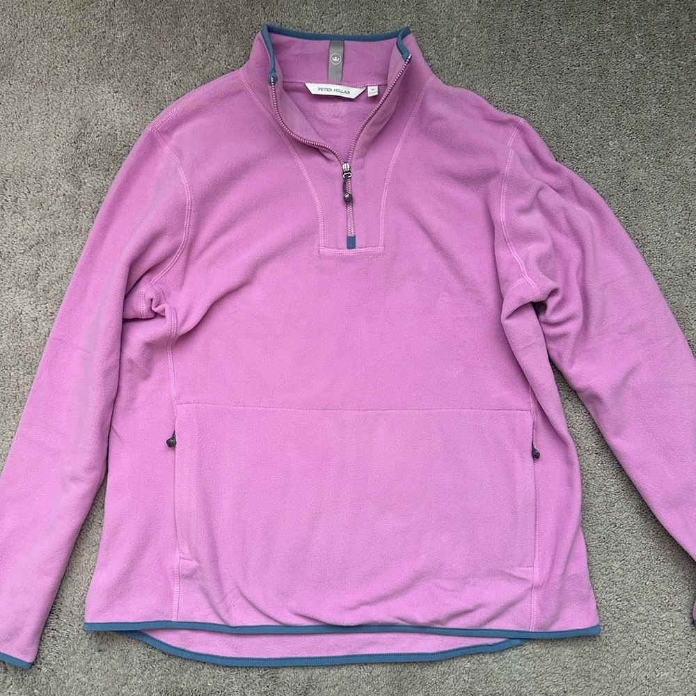 Peter Millar - Quarter-Zip Fleece Pullover - XL